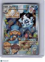 2023 Pokemon—Vanillish #190 Paradox Rift—Illustration Rare Holo