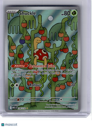 2025 Pokemon—Shuckle #136 Mega Evolution—Illustration Rare Holo