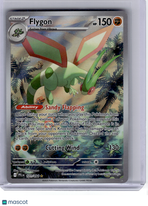 2025 Pokemon—Flygon #101 Phantasmal Flames—Illustration Rare Holo