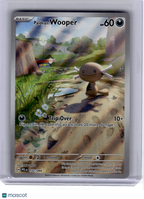 2025 Pokemon—Paldean Wooper #102 Phantasmal Flames—Illustration Rare Holo