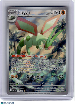 2025 Pokemon—Flygon #101 Phantasmal Flames—Illustration Rare Holo