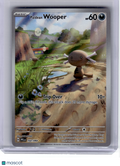 2025 Pokemon—Paldean Wooper #102 Phantasmal Flames—Illustration Rare Holo
