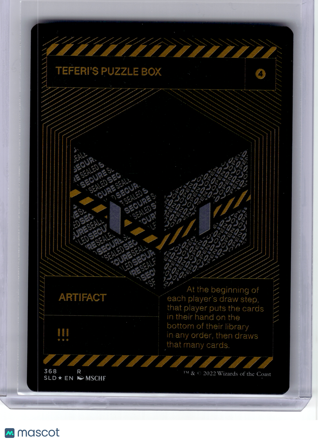 2022 MagicTG—Teferi's Puzzle Box (Silver Laminate) #368 SLD—Rare Foil