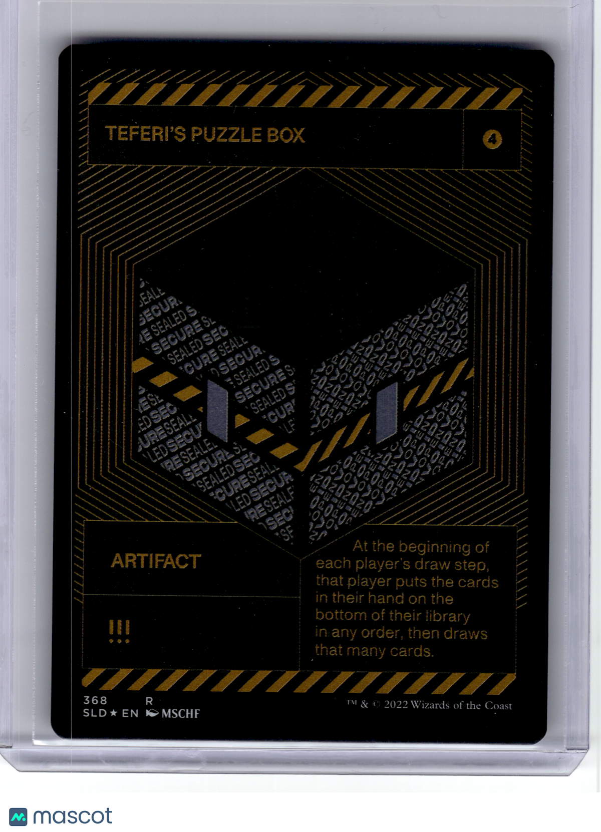 2022 MagicTG—Teferi's Puzzle Box (Silver Laminate) #368 SLD—Rare Foil