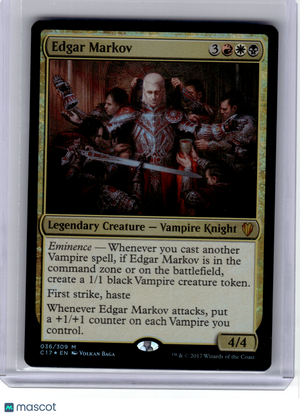 2017 MagicTG—Edgar Markov #36 Commander—Mythic Foil