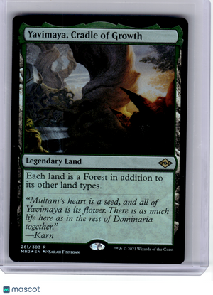 2021 MagicTG—Yavimaya, Cradle of Growth #261 Modern Horizons 2—Rare Foil