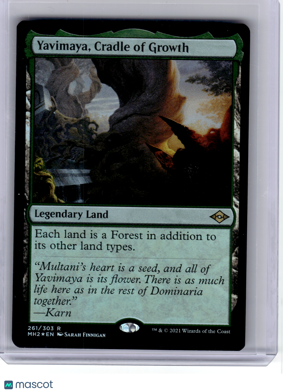 2021 MagicTG—Yavimaya, Cradle of Growth #261 Modern Horizons 2—Rare Foil