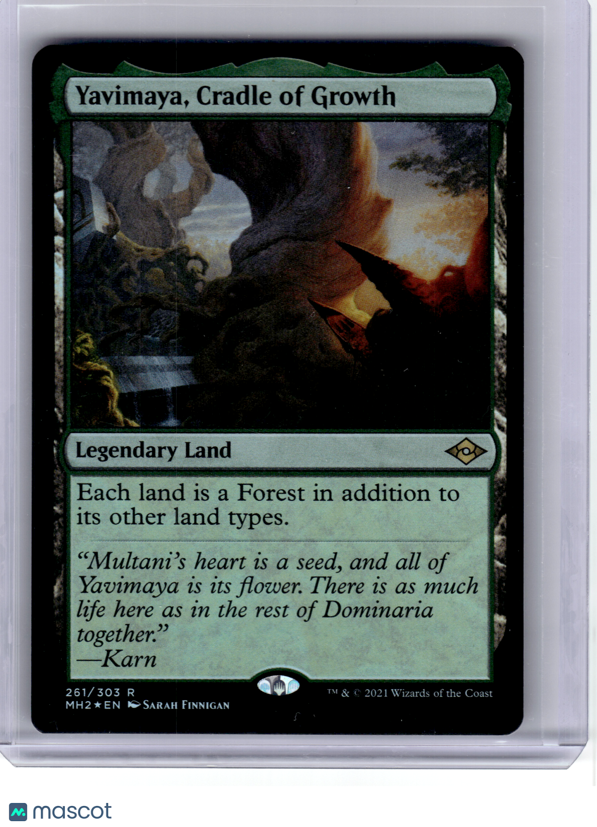 2021 MagicTG—Yavimaya, Cradle of Growth #261 Modern Horizons 2—Rare Foil