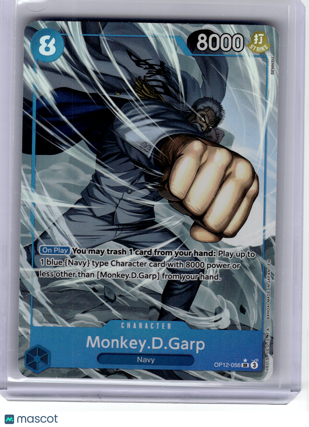 2025 One Piece CCG—Monkey.D.Garp (Alternate Art) #56 OP12—Super Rare Foil