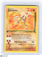 1999 Pokemon—Hitmonlee #22 Fossil—Rare Nonholo (1st Edition) [Heavily Played]