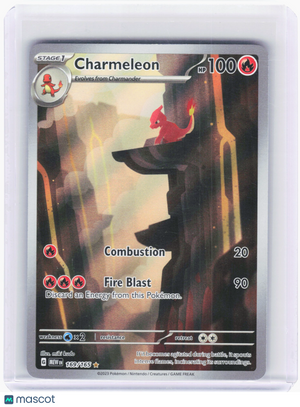 2023 Pokemon—Charmeleon #169 Scarlet & Violet 151—Illustration Rare Holo