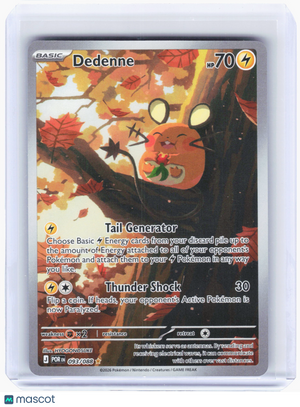 2026 Pokemon—Dedenne #93 Perfect Order—Illustration Rare Holo