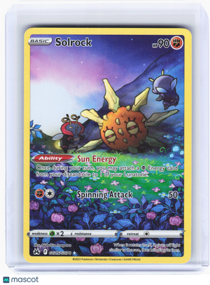 2023 Pokemon—Solrock #GG15 Crown Zenith: Galarian Gallery—Ultra Rare Holo