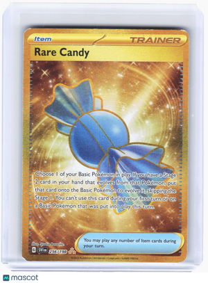 2023 Pokemon—Rare Candy #256 Scarlet & Violet Base Set—Hyper Rare Gold [MP]