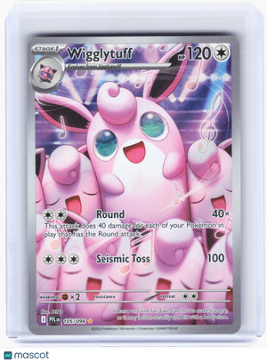 2025 Pokemon—Wigglytuff #105 Phantasmal Flames—Illustration Rare Holo