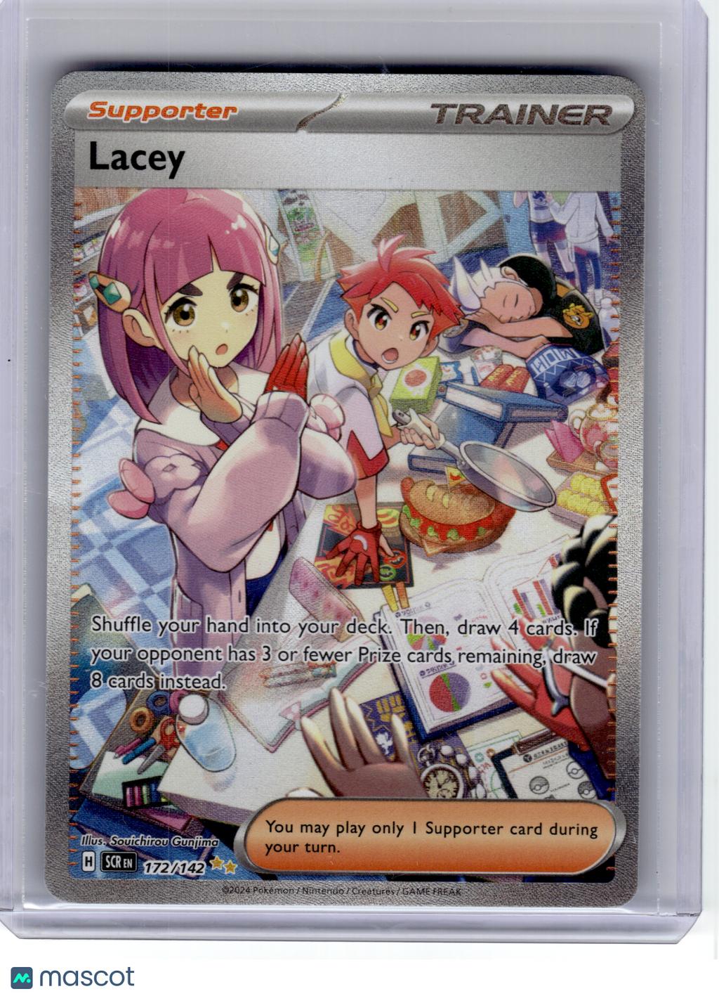 2024 Pokemon—Lacey #172 Stellar Crown—Special Illustration Rare Holo