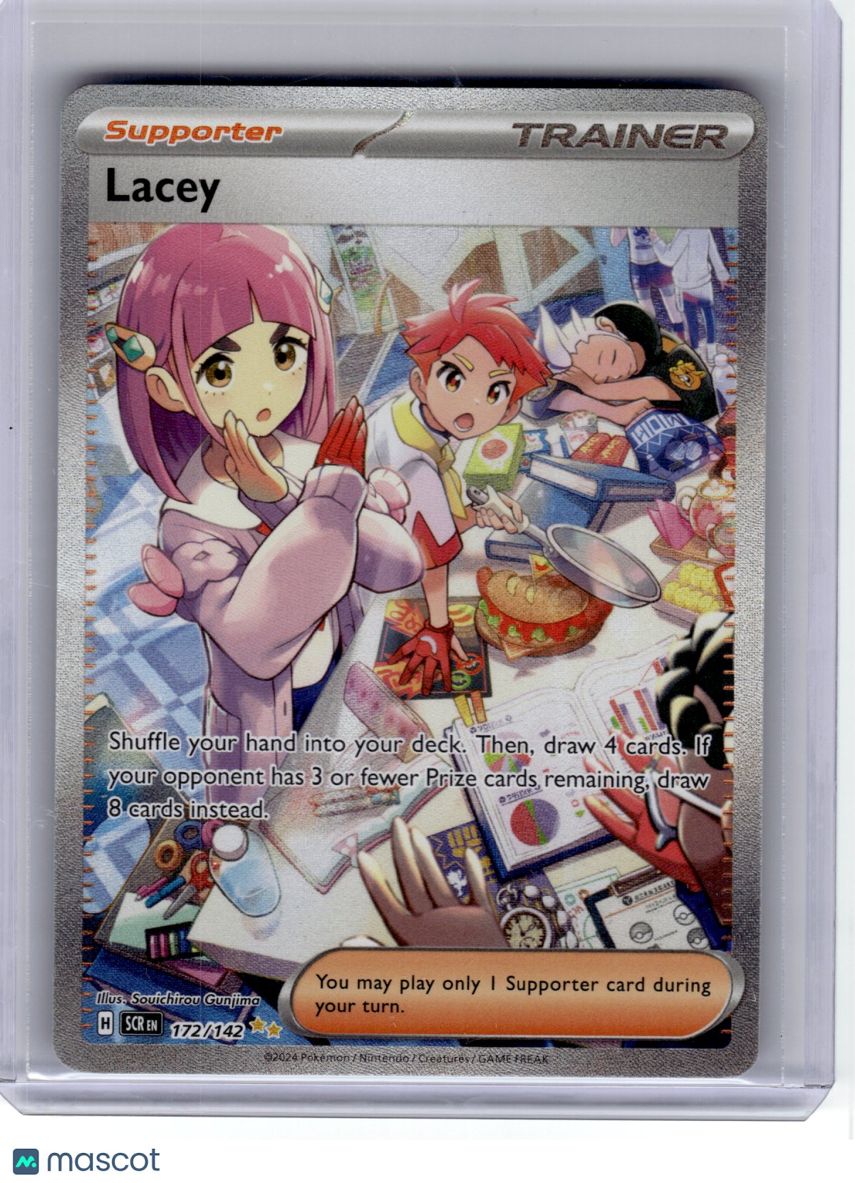 2024 Pokemon—Lacey #172 Stellar Crown—Special Illustration Rare Holo