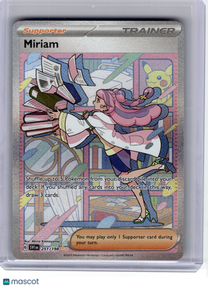 2023 Pokemon—Miriam #251 Scarlet & Violet—Special Illustration Rare Holo