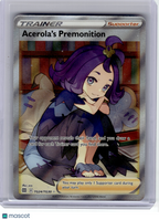 2022 Pokemon—Acerola's Premonition #TG24 Brilliant Stars Trainer Gallery—UR Holo