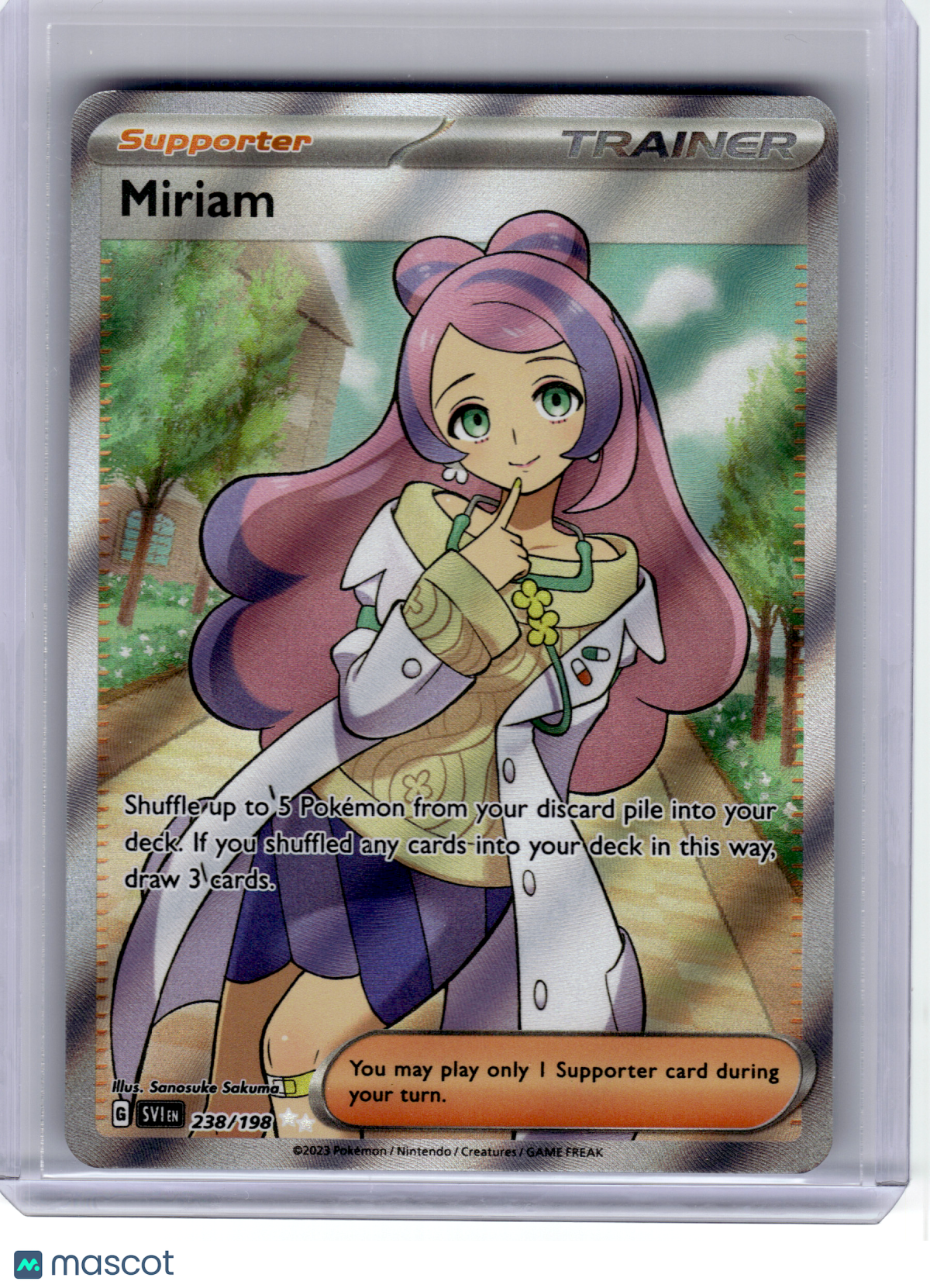 2023 Pokemon—Miriam #238 Scarlet & Violet—Ultra Rare Holo