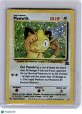 2000 Pokemon—Meowth #10 Wizards of the Coast—Black Star Promo Holo [Damage]