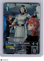 2026 Gundam Card Game—Paptimus Scirocco #84 Steel Requiem—Rare Plus Foil