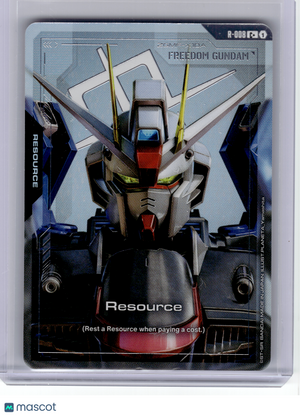 2025 Gundam Card Game—Freedom Gundam #R-008 Newtype Rising—C+ Foil