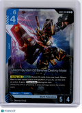 2025 Gundam CG—Unicorn Gundam 02 Banshee (Destroy Mode) #GD01-003 —LR Foil