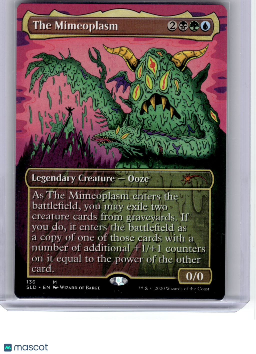 2020 MagicTG—The Mimeoplasm #136 Secret Lair Drop Series—Mythic Non-Foil