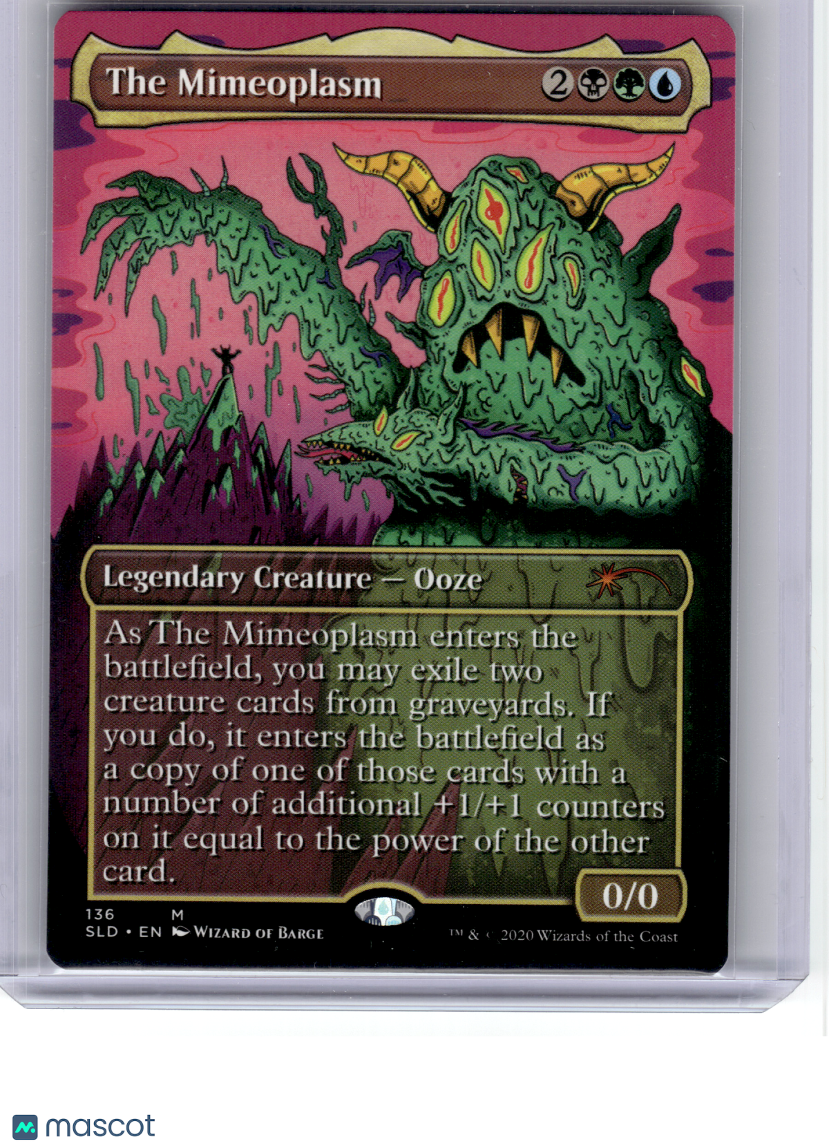 2020 MagicTG—The Mimeoplasm #136 Secret Lair Drop Series—Mythic Non-Foil