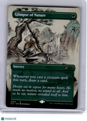 2022 MagicTG—Glimpse of Nature #2004 Secret Lair Countdown Kit—Rare Non-Foil