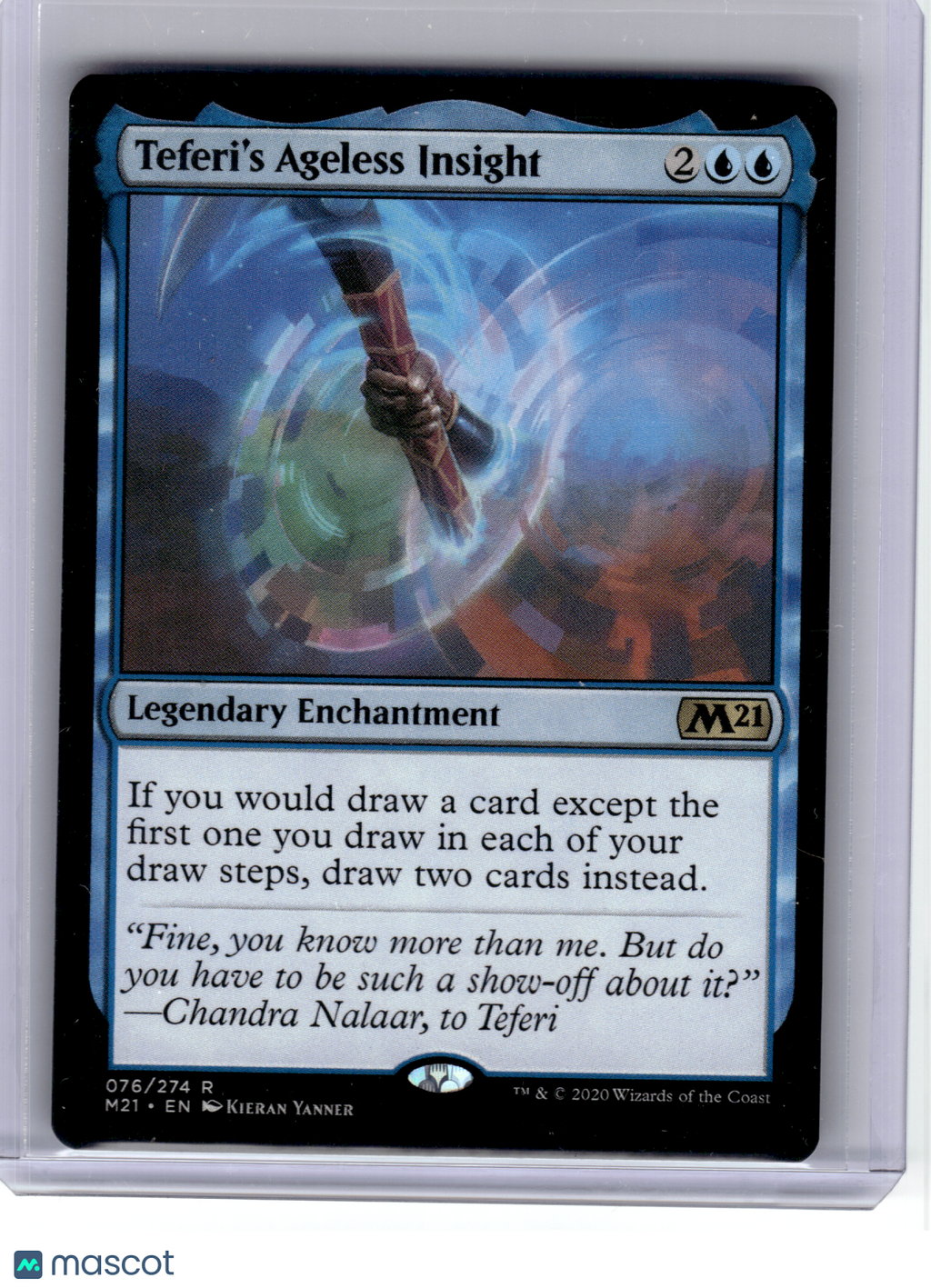 2020 MagicTG—Teferi's Ageless Insight #76 Core Set 2021—Rare Non-Foil