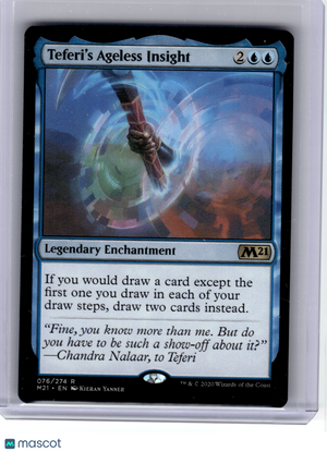 2020 MagicTG—Teferi's Ageless Insight #76 Core Set 2021—Rare Non-Foil