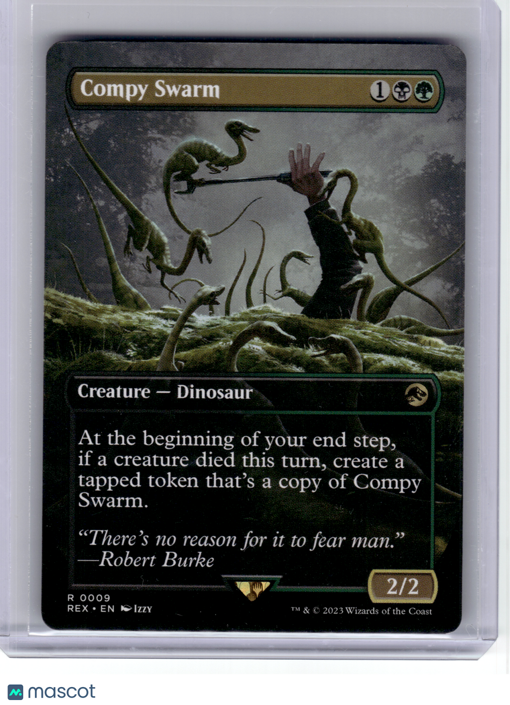 2023 MagicTG—Compy Swarm (Borderless) #9 REX—Rare Non-Foil
