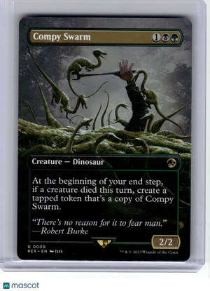 2023 MagicTG—Compy Swarm (Borderless) #9 REX—Rare Non-Foil