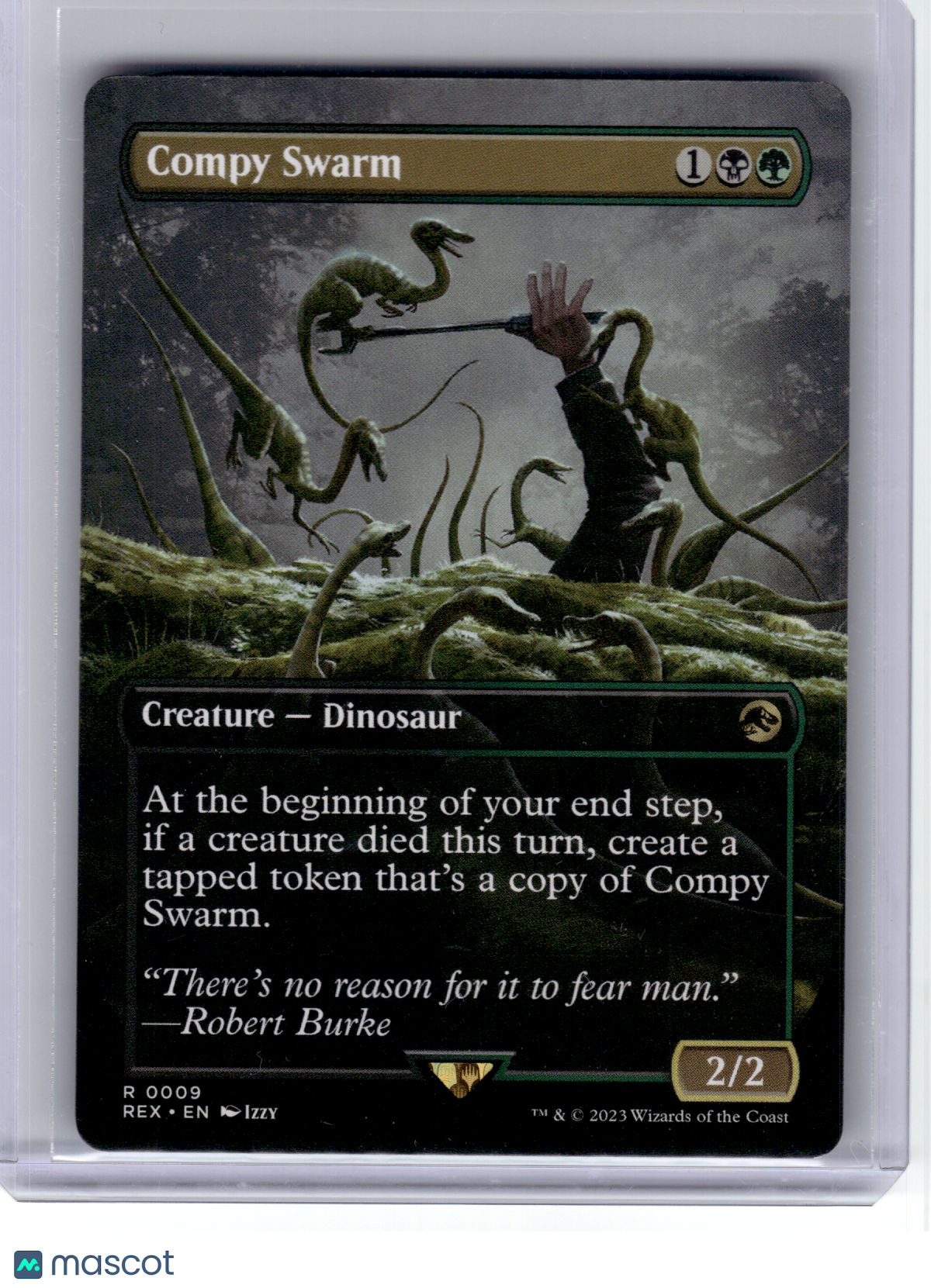 2023 MagicTG—Compy Swarm (Borderless) #9 REX—Rare Non-Foil