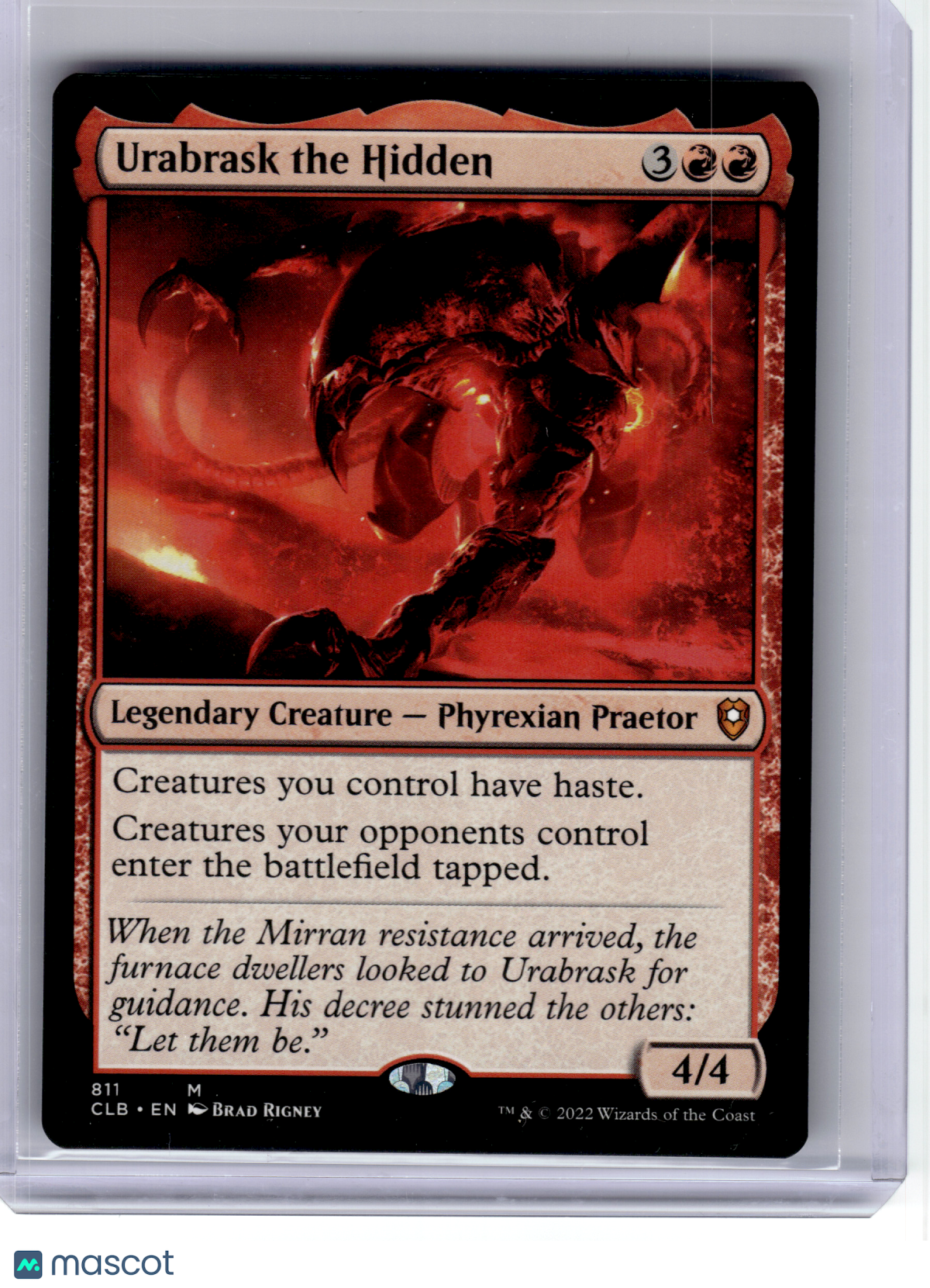 MagicTG—Urabrask the Hidden #811 2022 CLB—Mythic Non-Foil