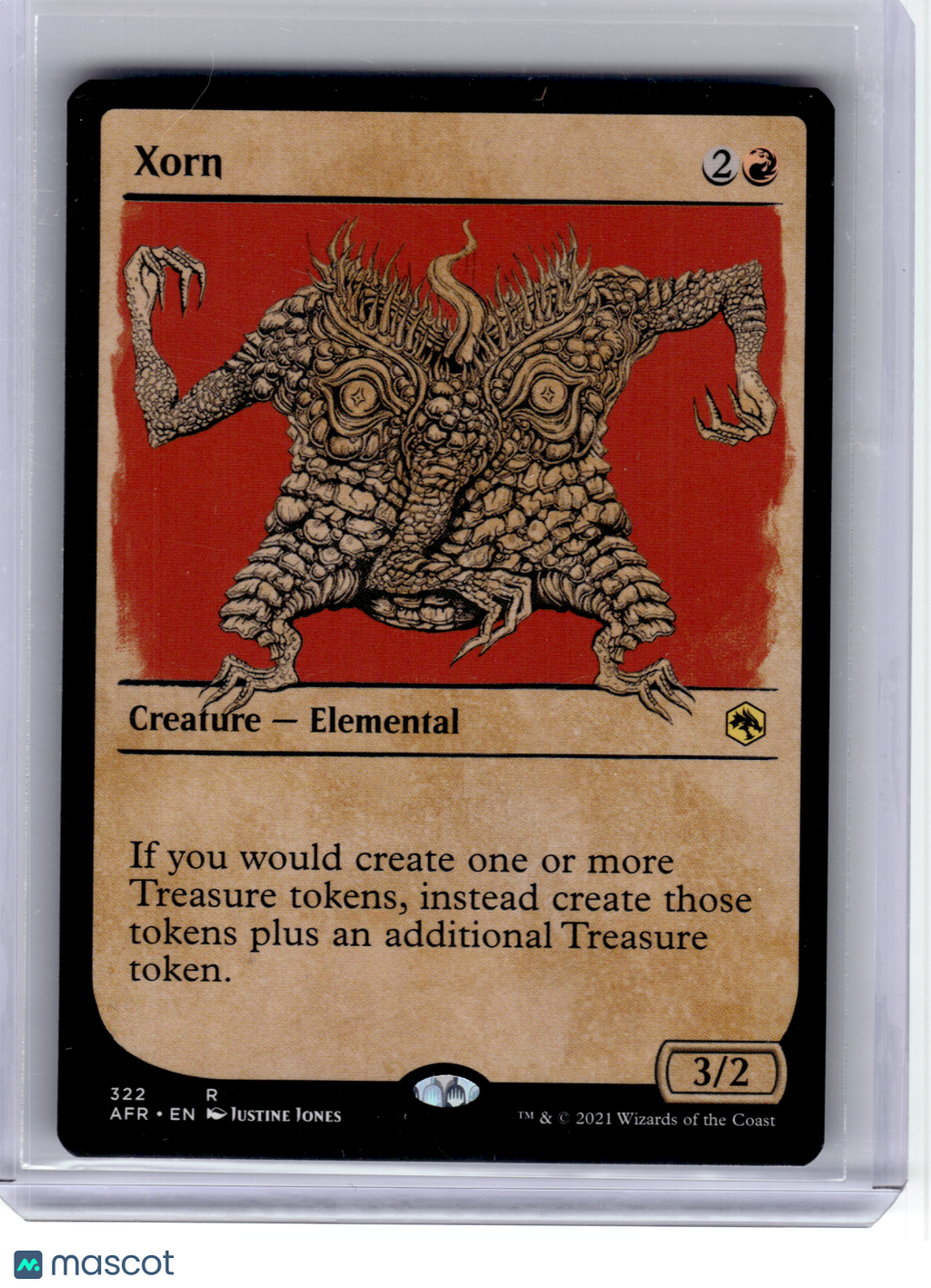 2021 MagicTG—Xorn (Showcase) #322 Adventures in the Forgotten Realms—R Non-Foil