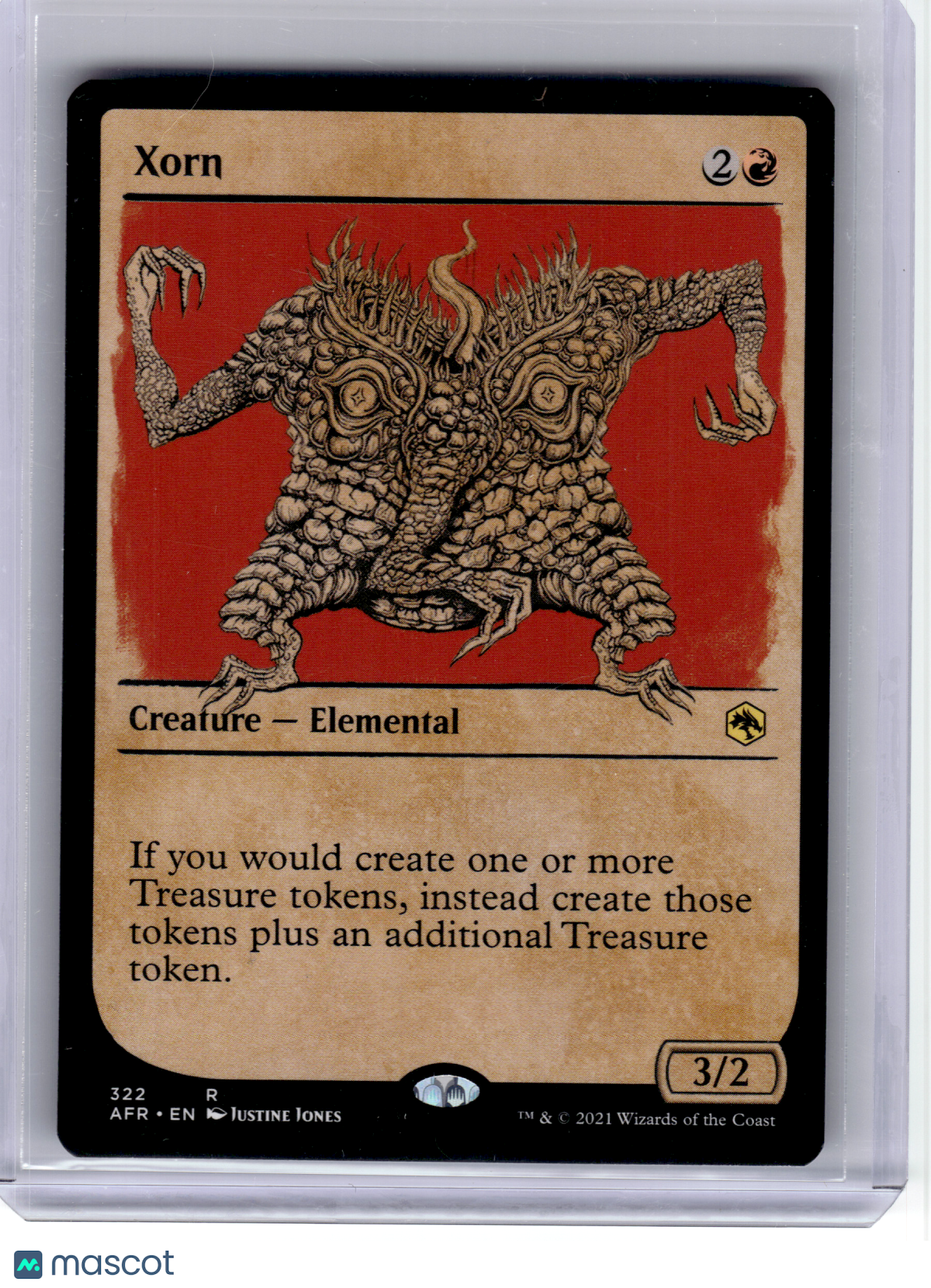 2021 MagicTG—Xorn (Showcase) #322 Adventures in the Forgotten Realms—R Non-Foil