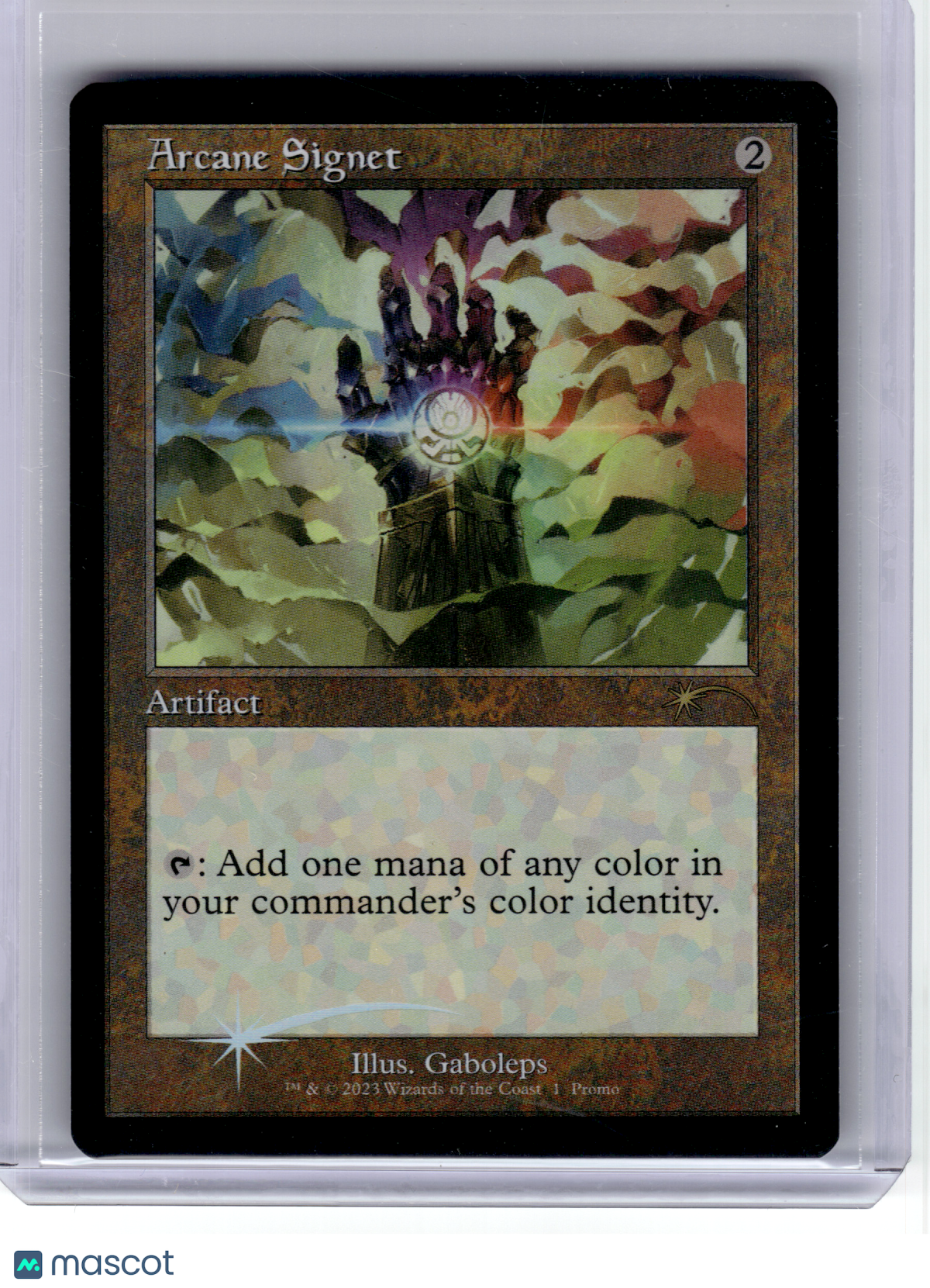2023 MagicTG—Arcane Signet (Retro Frame) #1 MagicFest Cards—Promo Foil