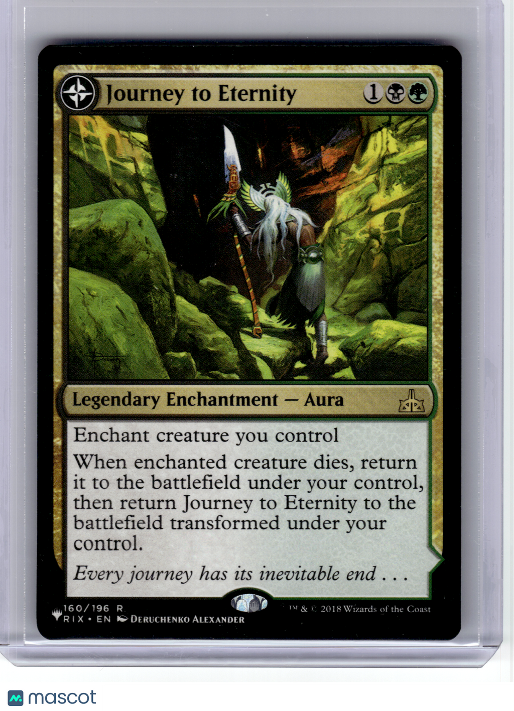 2018 MagicTG—Journey to Eternity // Atzal, Cave of Eternity #160 LIST—R Non-Foil