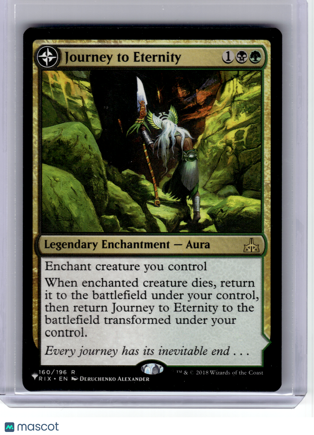 2018 MagicTG—Journey to Eternity // Atzal, Cave of Eternity #160 LIST—R Non-Foil