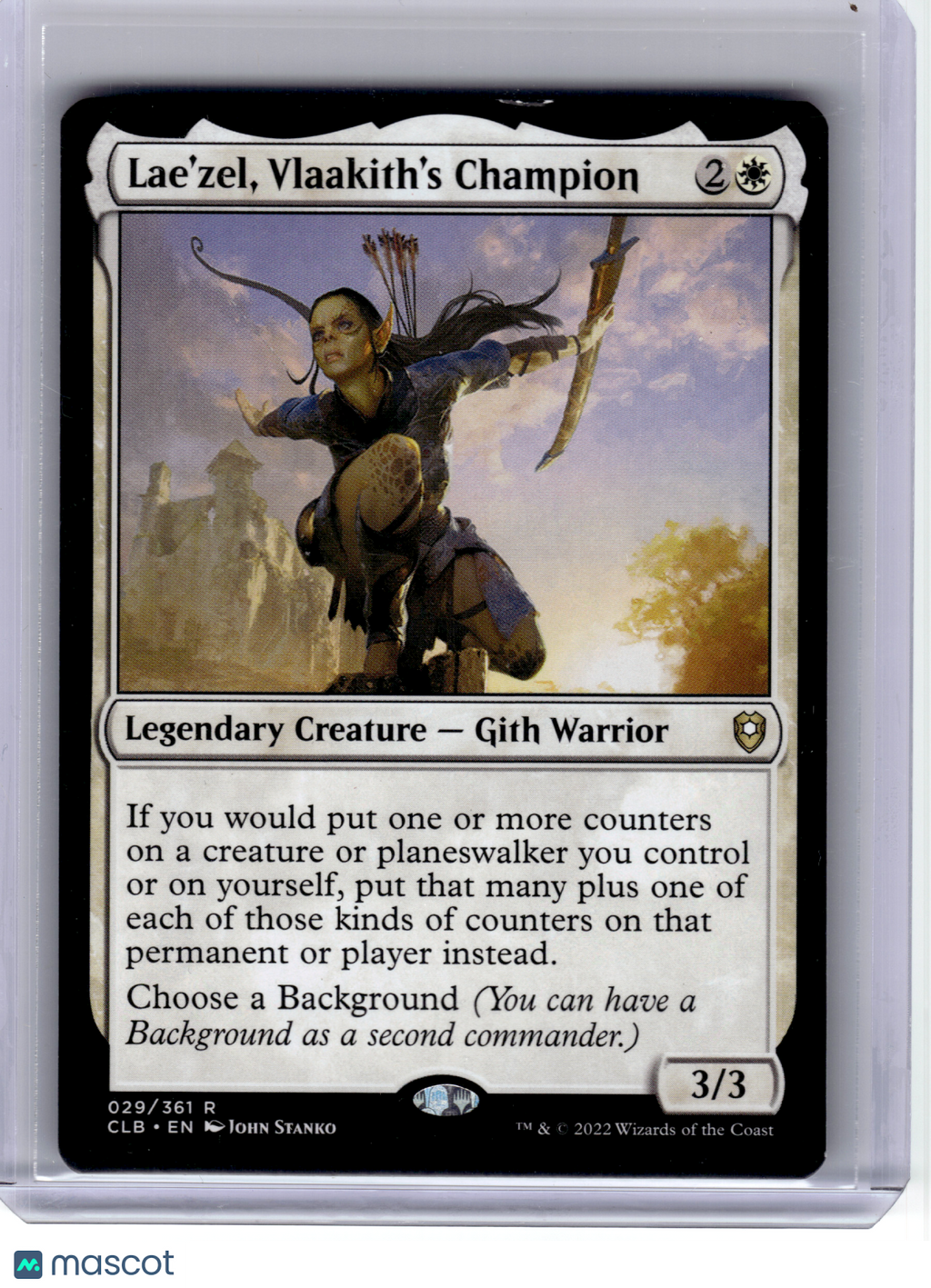 2022 MagicTG—Lae'zel, Vlaakith's Champion #29 CLB—Rare Non-Foil [Lightly Played]