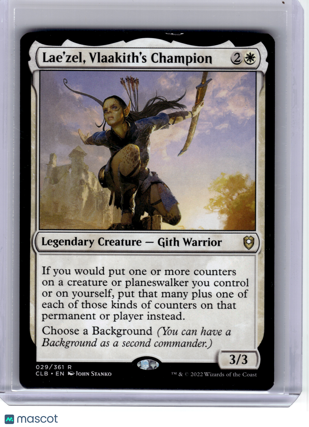 2022 MagicTG—Lae'zel, Vlaakith's Champion #29 CLB—Rare Non-Foil [Lightly Played]