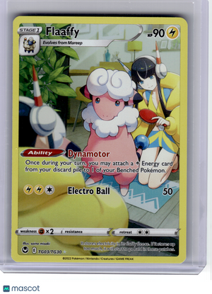 2022 Pokemon—Flaaffy #TG03 Silver Tempest Trainer Gallery—Ultra Rare Holo