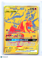2021 Pokemon—Reshiram & Charizard GX #SM247 SM Promos—Black Star Promo Gold