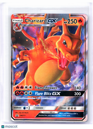 2019 Pokemon—Charizard GX #SM211 Sun & Moon Promos—Black Star Promo Holo