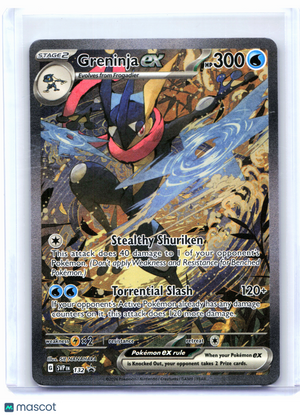 2024 Pokemon—Greninja ex #132 Scarlet & Violet Promo—Black Star Promo Holo