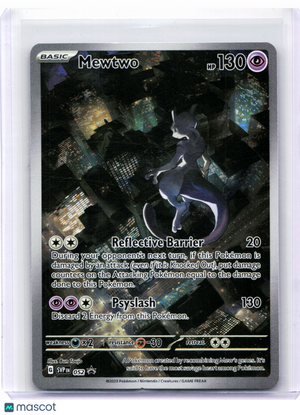 2023 Pokemon—Mewtwo #052 Scarlet & Violet Promo—Black Star Promo Holo