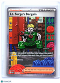 2025 Pokemon—Lt. Surge's Bargain #185/132 Mega Evolution Base Set—SIR Holo